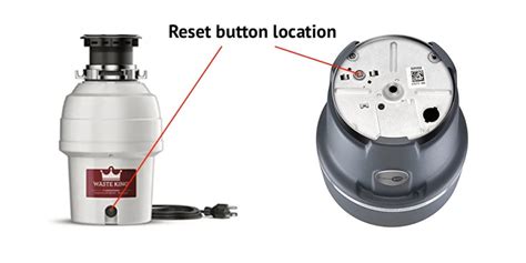 badger 100 garbage disposal reset button|How to Reset a Badger 5 Garbage Disposal